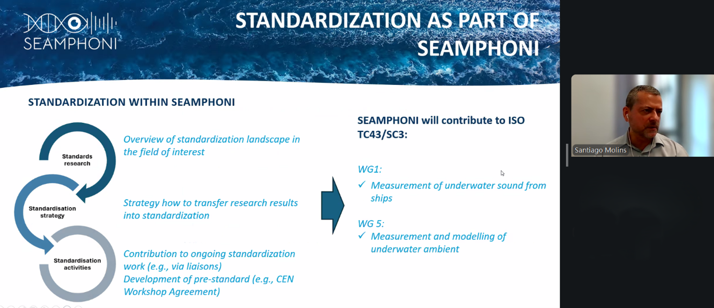 SEAMPHONI contributing to international standardisation for underwater acoustics